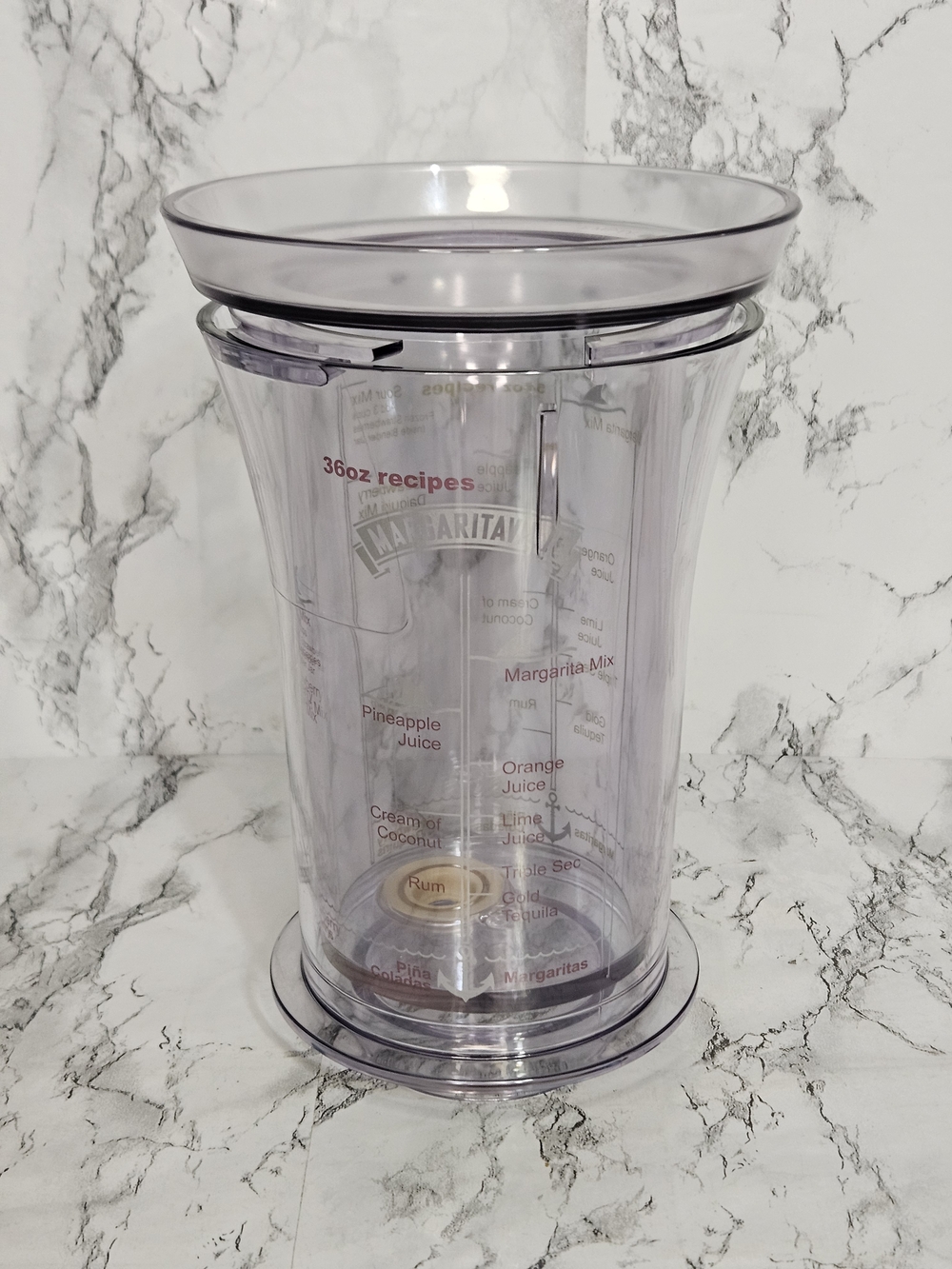 Genuine Margaritaville No Brainer Drink Measuring Mix Cup Jimmy Buffet Margarita